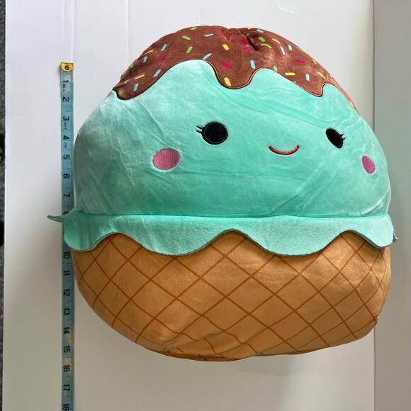 Squishmallows New with Tags Maya Mint Ice Cream - Picture 11 of 11